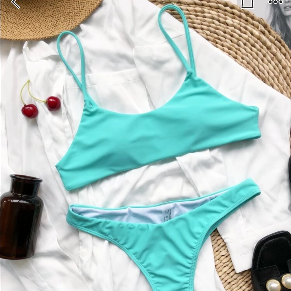 Teal Cheeky Bikini NWT
